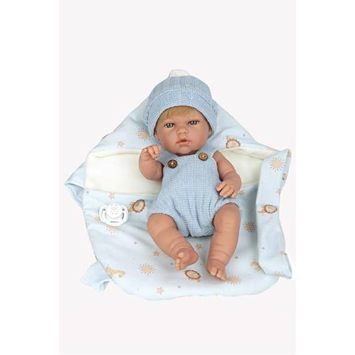 Muñecas Arias Muñeca Elegance 30 cm Natal Azul con Portabebe