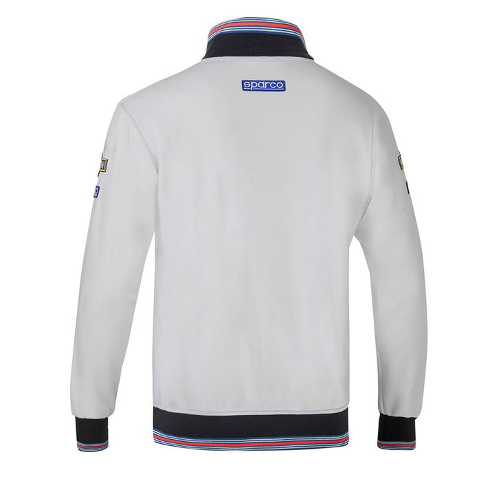Sparco Sudadera Zip S01278MRGR3L Martini-R Talla L 100% Algodón 300 G M2