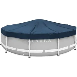 Intex Cubierta de Invierno para Piscina Redonda Ø3.66 m, Triple Capa, Resistente a los Rayos UV