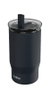 QUOKKA Taza Termo de Acero Inoxidable 720ml con Pajita Mist Black - Vaso de Viaje para Bebidas Calientes y Frias