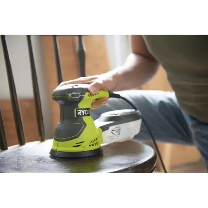 Ryobi Lijadora Excéntrica ROS300 300W 125 mm con Cable y 5 Hojas Abrasivas