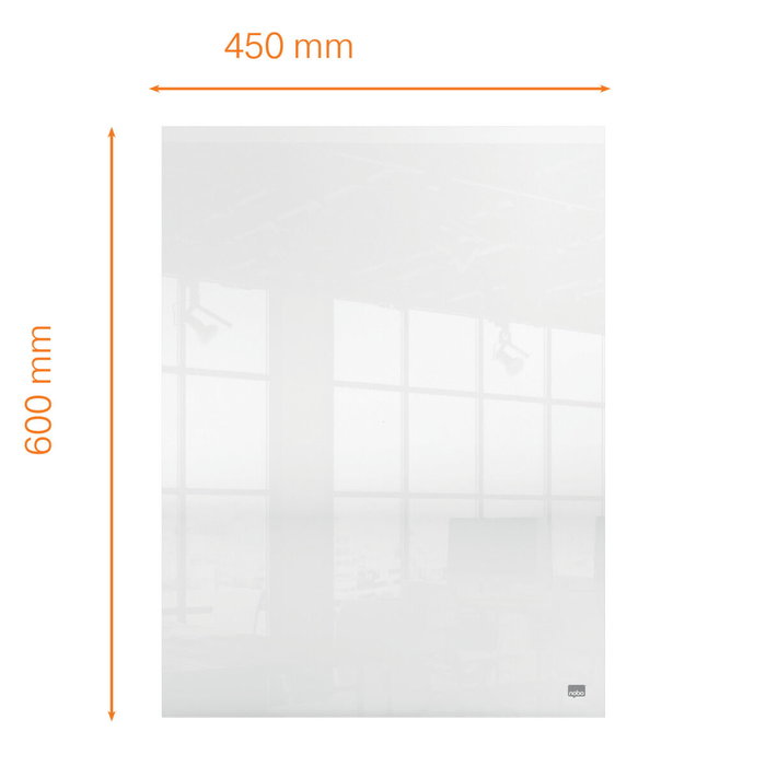 NOBO Pizarra Acrílica Transparente sin Marco 600x450mm