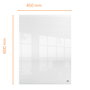 NOBO Pizarra Acrílica Transparente sin Marco 600x450mm
