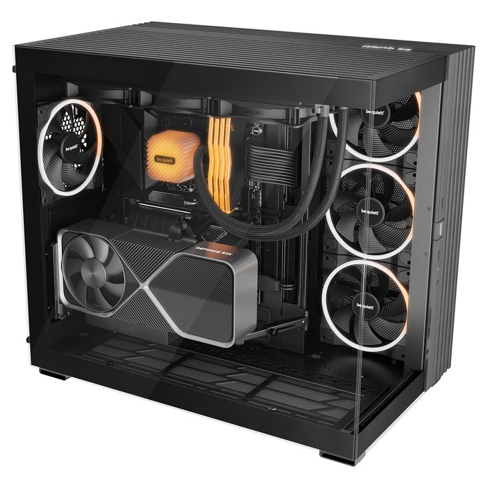 Be Quiet! Light Base 900 FX Black Torre Completa Full Tower para PC Gaming ATX, RGB, 4 Ventiladores, Cristal Templado