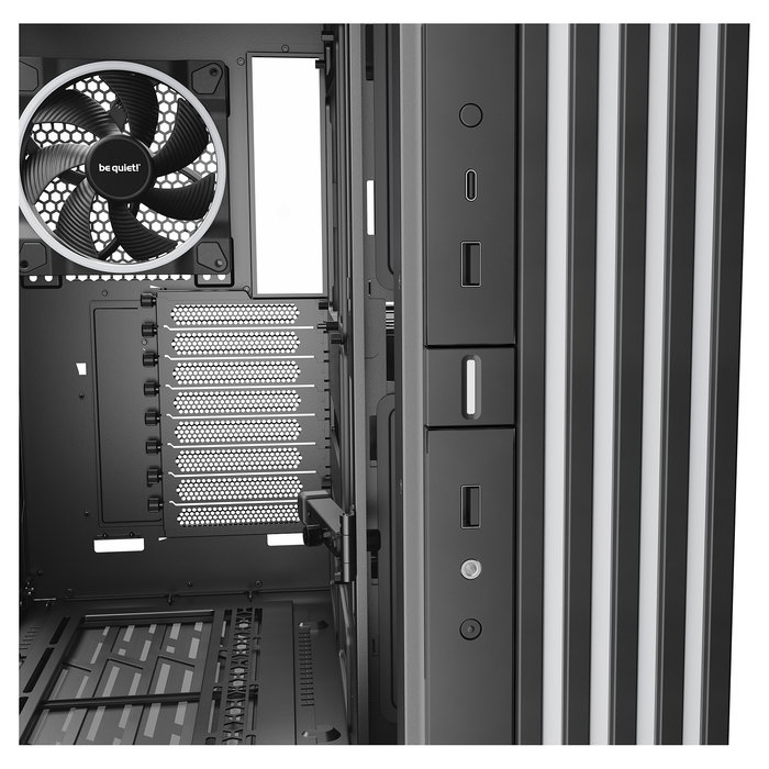 Be Quiet! Light Base 900 FX Black Torre Completa Full Tower para PC Gaming ATX, RGB, 4 Ventiladores, Cristal Templado
