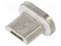 GEMBIRD Adaptador Magnético USB 2.0 con conector USB B micro