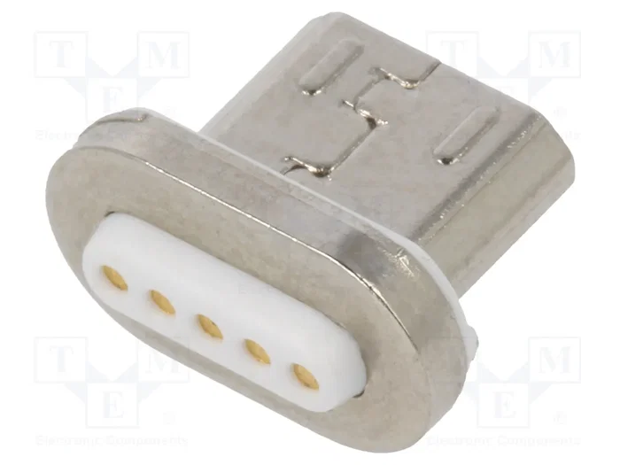 GEMBIRD Adaptador Magnético USB 2.0 con conector USB B micro