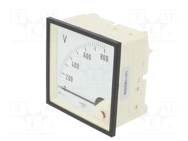 LUMEL Voltímetro para panel EA19N 0-800V VAC True RMS LUMEL Voltímetro para panel EA19N 0-800V VAC True RMS