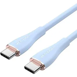 Vention TAWSG Cable USB 2.0 Tipo-C Macho a Macho, 100W, 5A, 480Mbps, 1.5m, Azul