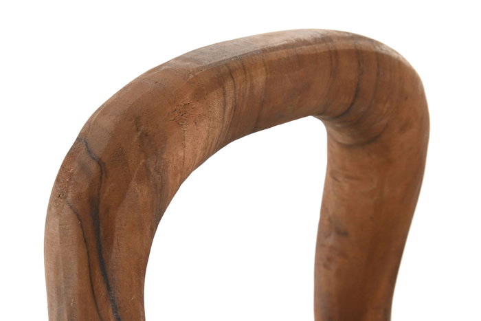 DKD Home Decor Bandeja de Decoración de Teca Natural 29x23x36 cm