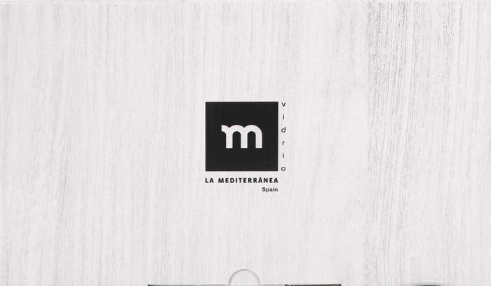 La Mediterranea Vajilla 12 Piezas Redonda Opal "Whom" con Platos de 26.5 cm y 23 cm (2 Unidades)