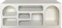 Mueble de TV Home ESPRIT Blanco 120 x 26 x 50 cm