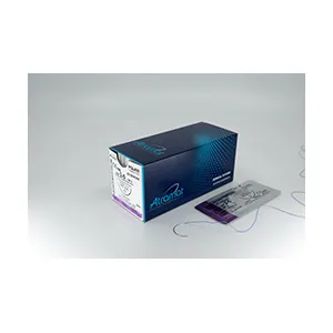 Atramat PGLA90 Sutura Quirúrgica Aguja Triangular 1/2 36mm 90cm Violeta Atramat PGLA90 Sutura Quirúrgica Aguja Triangular 1/2 36mm 90cm Violeta
