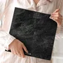 Ufesa Báscula Personal Electrónica Lausanne - Vidrio Templado Negro, 180 kg de Capacidad, Apagado Automático, Pantalla LCD, 30x30 cm