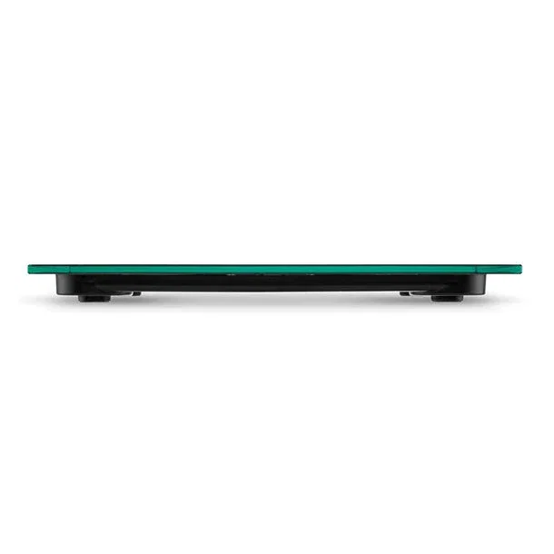 Ufesa Báscula Personal Electrónica Lausanne - Vidrio Templado Negro, 180 kg de Capacidad, Apagado Automático, Pantalla LCD, 30x30 cm