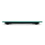 Ufesa Báscula Personal Electrónica Lausanne - Vidrio Templado Negro, 180 kg de Capacidad, Apagado Automático, Pantalla LCD, 30x30 cm