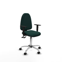 PIQUERAS Y CRESPO Silla de oficina Aýna Verde botella con mecanismo Asincro