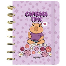 LOVELY STORY Cuaderno A5 Time Capibara con Sistema de Discos