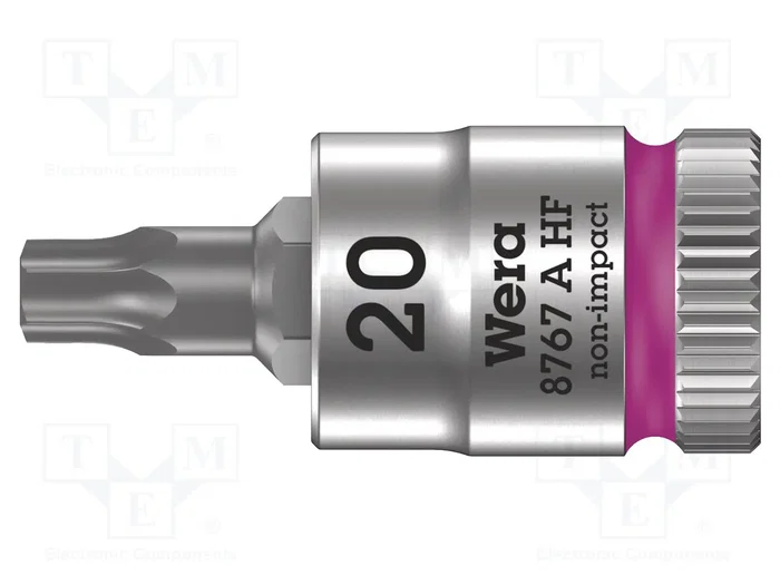 WERA Vaso Torx®-bit TX20 1/4 28mm Zyklop WERA Vaso Torx®-bit TX20 1/4 28mm Zyklop