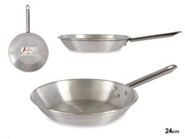 Sarten Aluminio Con Mango 24 cm Plata Kinvara Apto Gas Horno Lavavajillas Plata Kinvara (Set de 12)