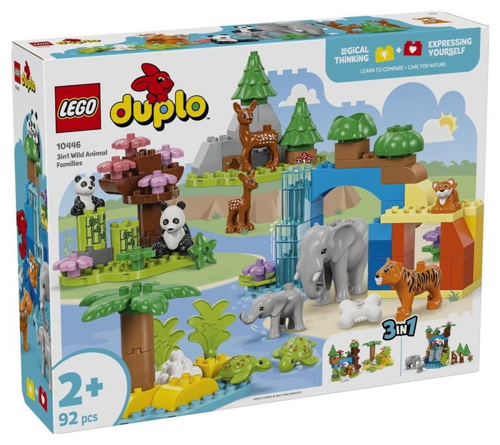 LEGO DUPLO 10446 Familias de la Fauna Salvaje 3 en 1