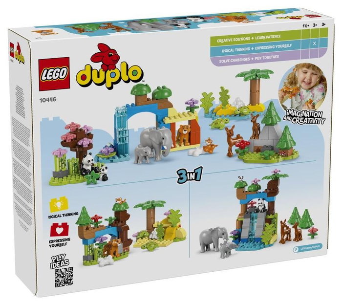 LEGO DUPLO 10446 Familias de la Fauna Salvaje 3 en 1