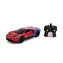 Jada Toys Marvel Spiderman RC 1/16 Ford GT Coche Radiocontrol para Niños a Partir de 6 Años