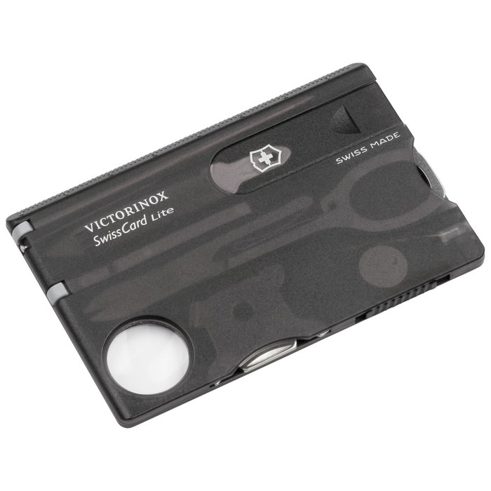 VICTORINOX Swiss Card Lite V-0.73 33.T3 en negro transparente