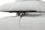 DKD Home Decor Sofá Cama Gris Claro con Respaldo y Brazos Abatibles