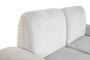 DKD Home Decor Sofá Cama Gris Claro con Respaldo y Brazos Abatibles