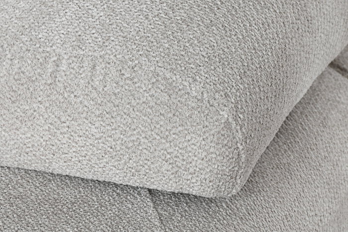 DKD Home Decor Sofá Cama Gris Claro con Respaldo y Brazos Abatibles