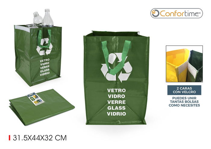 Confortime Bolsa Rafia Reciclaje Vidrio 44 x 32 x 0.5 cm (24 Unidades) Confortime Bolsa Rafia Reciclaje Vidrio 44 x 32 x 0.5 cm (24 Unidades)
