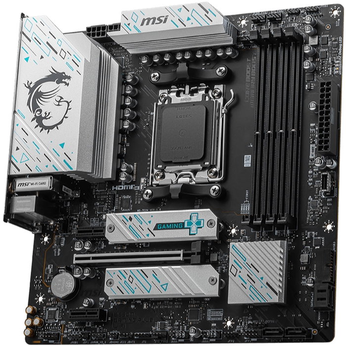 MSI B650M GAMING PLUS WiFi Placa Base Micro ATX Socket AM5 DDR5 Wi-Fi 6E Bluetooth 5.3