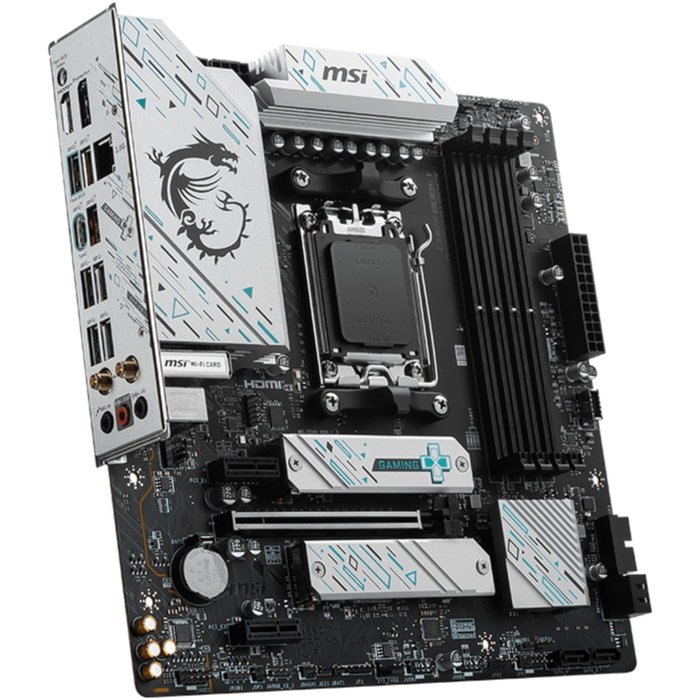 MSI B650M GAMING PLUS WiFi Placa Base Micro ATX Socket AM5 DDR5 Wi-Fi 6E Bluetooth 5.3