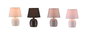 DKD Home Decor Lámpara de Sobremesa de Cerámica Multicolor Surtido de 4
