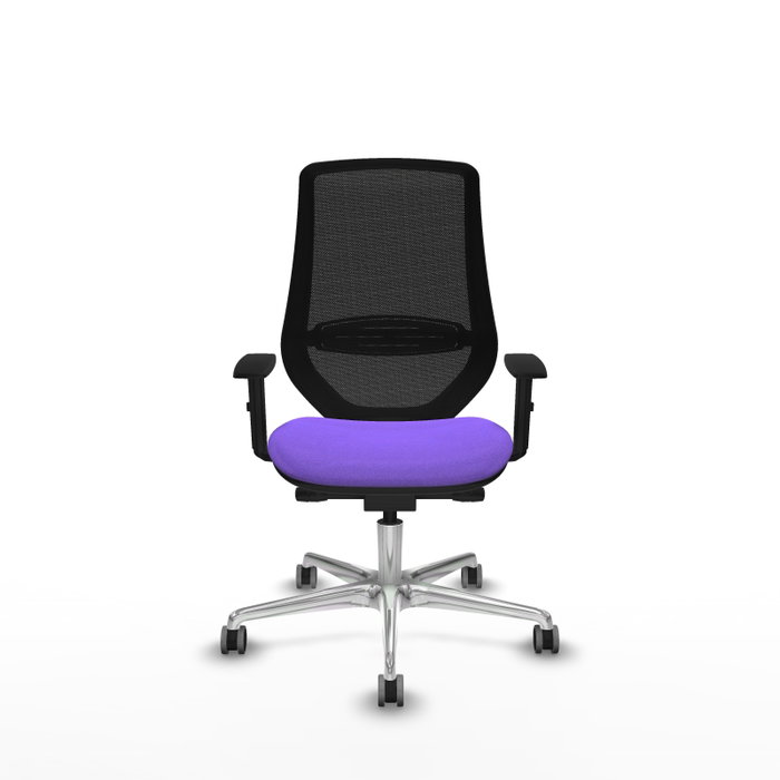 PIQUERAS Y CRESPO Silla de oficina Mardos con mecanismo Sincro/Traslack Lila y Negro PIQUERAS Y CRESPO Silla de oficina Mardos con mecanismo Sincro/Traslack Lila y Negro