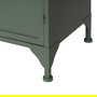 Aparador Verde Menta Metal-Cristal 120 X 35 X 76 cm