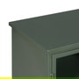 Aparador Verde Menta Metal-Cristal 120 X 35 X 76 cm