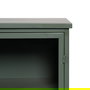 Aparador Verde Menta Metal-Cristal 120 X 35 X 76 cm