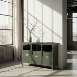 Aparador Menta Cristal Hierro 120 x 35 x 76 cm