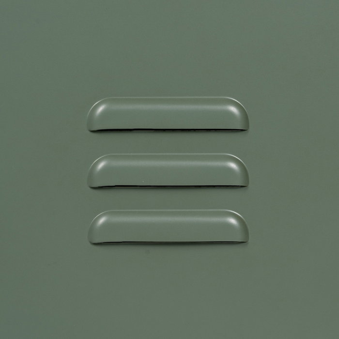 Aparador Verde Menta Metal-Cristal 120 X 35 X 76 cm