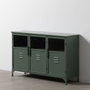 Ixia Aparador Verde Menta Metal-Cristal 120 x 35 x 76 cm