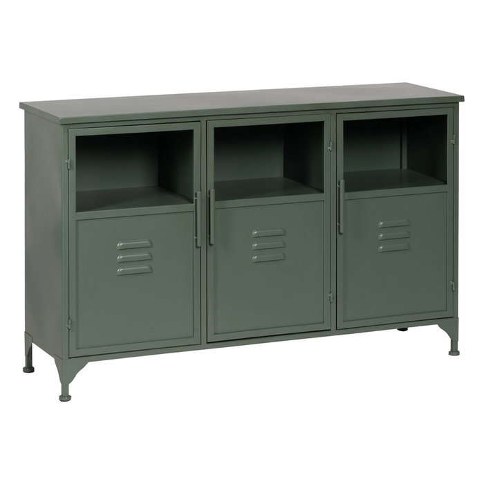 Ixia Aparador Verde Menta Metal-Cristal 120 x 35 x 76 cm