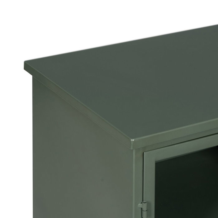 Ixia Aparador Verde Menta Metal-Cristal 120 x 35 x 76 cm