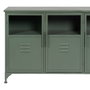 Ixia Aparador Verde Menta Metal-Cristal 120 x 35 x 76 cm