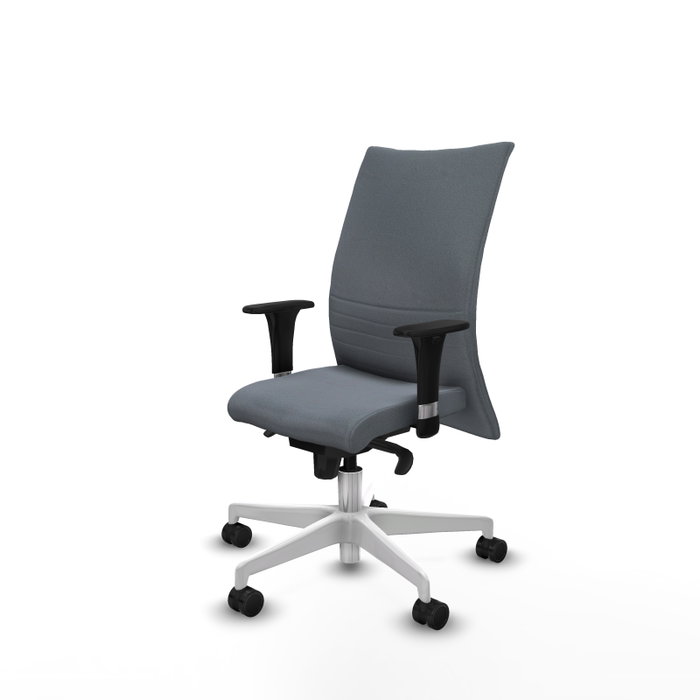 PIQUERAS Y CRESPO Silla Albacete Confidente Gris con Mecanismo Sincro PIQUERAS Y CRESPO Silla Albacete Confidente Gris con Mecanismo Sincro