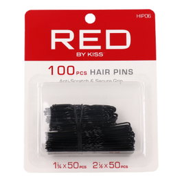 Red Kiss Horquilla 100 Piezas Negro 3.4 Y 2 1.2 Pulgadas