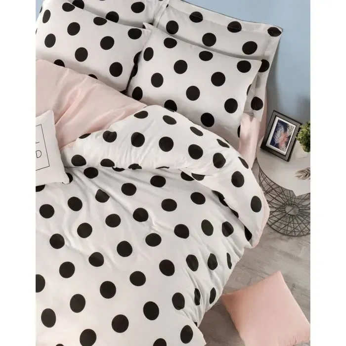 Juego de Cama 220x240 cm y 60x60 cm Blanco 65% Algodón 35% Poliéster ASI8681875600155