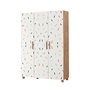 Hanah Home Armario Leva Hedera Line 120x189x48 cm Pino Atlántico y Blanco