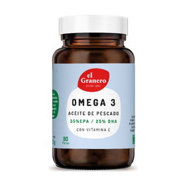 El Granero Integral OMEGRAN 3 PLUS 90 perlas - 6 unidades, ácidos grasos omega 3
